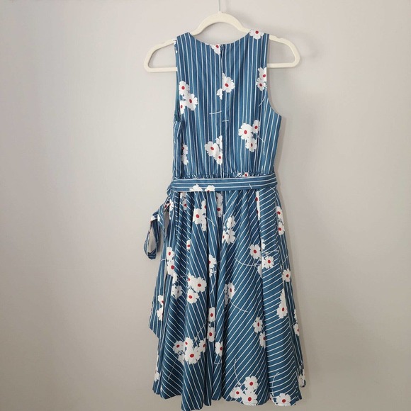 Modcloth Instant‎ Energy Faux Wrap Midi Dress Size 6 NWT - Picture 9 of 12